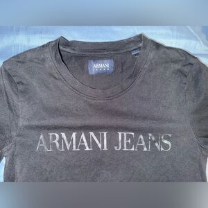 Armani Jeans Women's Black T-Shirt